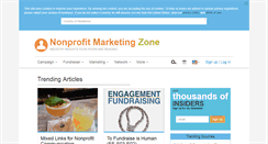 Desktop Screenshot of nonprofitmarketingzone.com